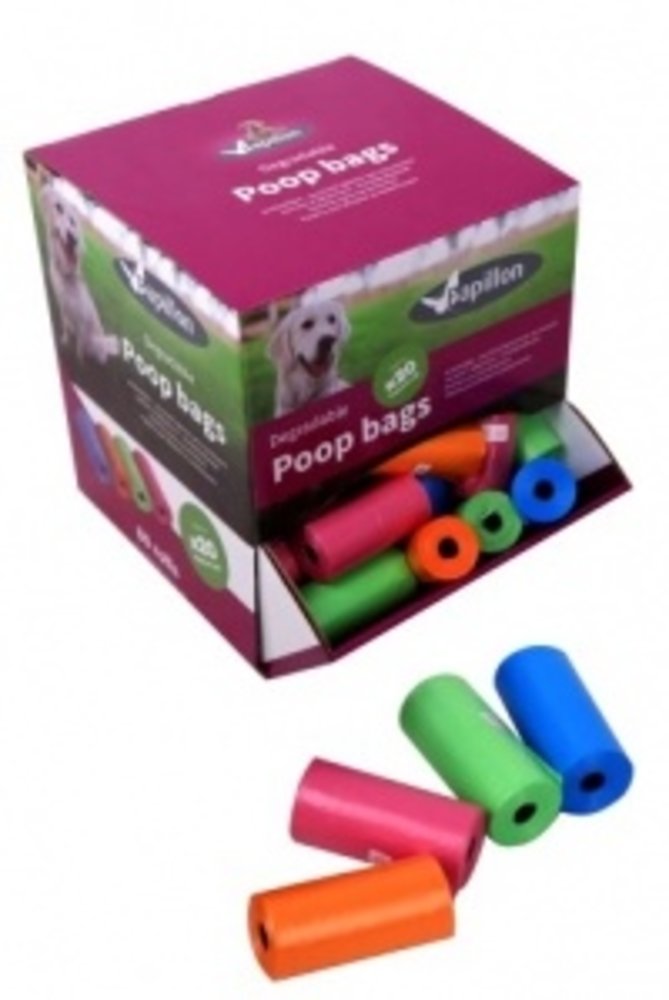 Papillon Pet Products Bolsas de caca rompibles 80 rollos