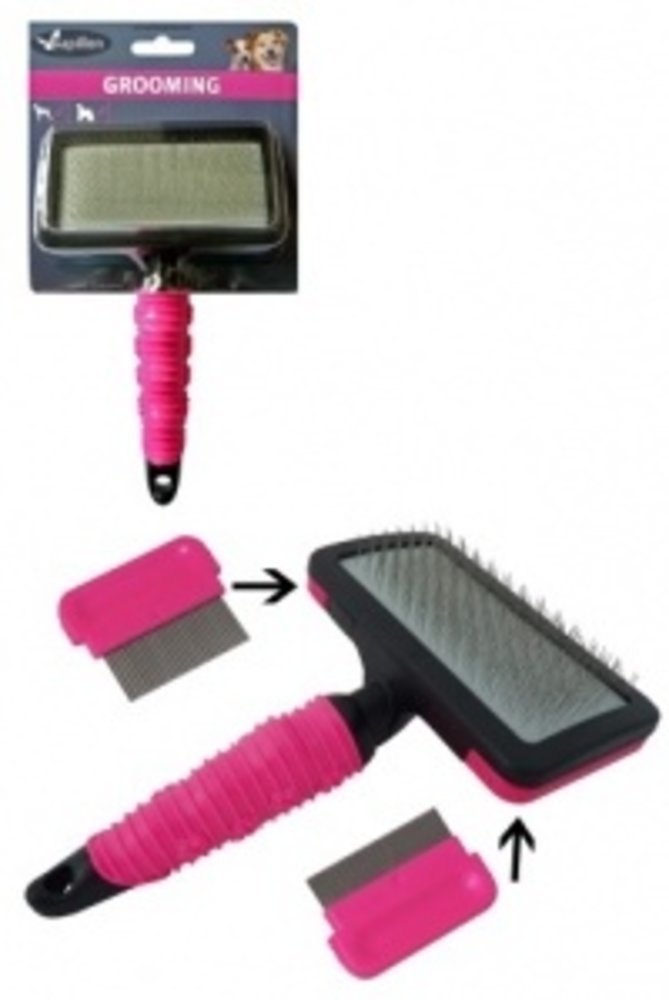 Papillon Pet Products Brosse universelle pour chien 3 en 1 avec 2 peignes Papillon Pet Products Brosse universelle pour chien 3 en 1 avec 2 peignes