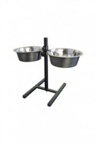 Papillon Pet Products H-Standard avec bols à nourriture 28 cm 4.00 l