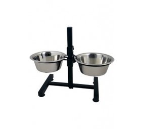 Papillon Pet Products H-Standaard met eetbakken 16 cm 0,85 l Papillon Pet Products H-Standaard met eetbakken 16 cm 0,85 l