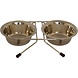 Papillon Pet Products RVS standaard met 2 eetbakjes Papillon Pet Products RVS standaard met 2 eetbakjes