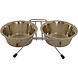 Papillon Pet Products RVS standaard met 2 eetbakjes Papillon Pet Products RVS standaard met 2 eetbakjes
