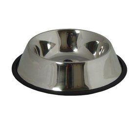 Papillon Pet Products RVS eetbak met rubberen rand 29 cm 1,80 l Papillon Pet Products RVS eetbak met rubberen rand 29 cm 1,80 l
