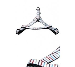 Papillon Pet Products Imbracatura pettorale in nylon X-TRM Sublime colore bianco