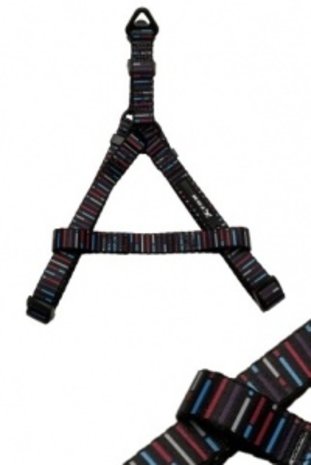 Papillon Pet Products Nylon chest harness X-TRM Sublime color black Papillon Pet Products Nylon chest harness X-TRM Sublime color black