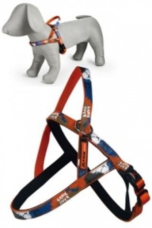 Papillon Pet Products Arnés de pecho de nailon X-TRM Rock-N-Roll color naranja Papillon Pet Products Arnés de pecho de nailon X-TRM Rock-N-Roll color naranja