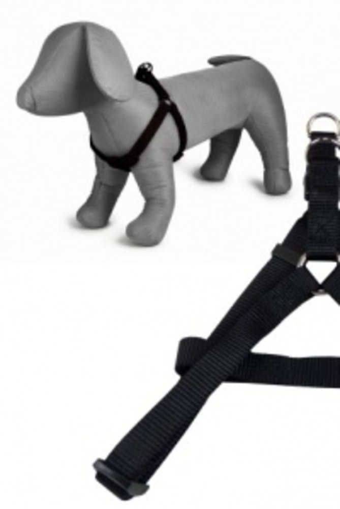 Papillon Pet Products Imbracatura pettorale in nylon di colore nero