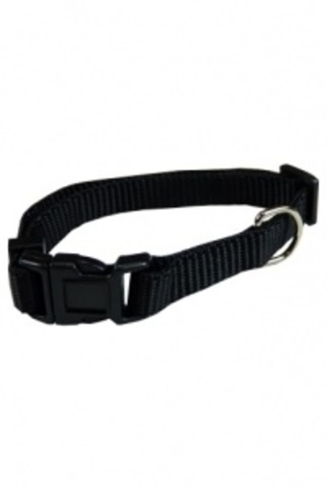 Papillon Pet Products Collier réglable en nylon de couleur noire Papillon Pet Products Collier réglable en nylon de couleur noire