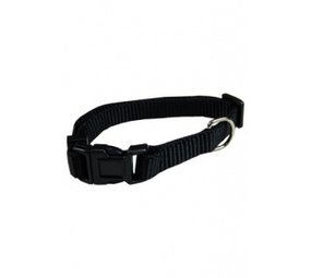 Papillon Pet Products Verstellbares Nylonhalsband Farbe schwarz
