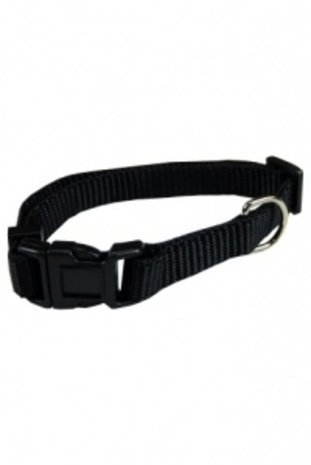 Papillon Pet Products Cuello ajustable de nailon color negro