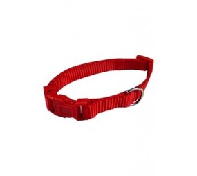 Papillon Pet Products Verstellbares Nylonhalsband Farbe rot