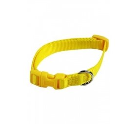 Papillon Pet Products Verstelbare nylon halsband kleur geel Papillon Pet Products Verstelbare nylon halsband kleur geel