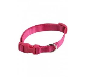 Papillon Pet Products Adjustable nylon collar color pink