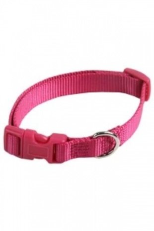 Papillon Pet Products Colarinho de nylon ajustável cor de rosa