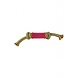 Papillon Pet Products Flostouw 2 knopen met TPR handvat 24 cm Papillon Pet Products Flostouw 2 knopen met TPR handvat 24 cm