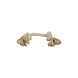 Papillon Pet Products Flostouw wit 2 knopen Papillon Pet Products Flostouw wit 2 knopen