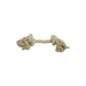 Papillon Pet Products Flostouw wit 2 knopen Papillon Pet Products Flostouw wit 2 knopen