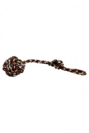 Papillon Pet Products Katoenen bal gekleurd met handvat