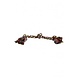 Papillon Pet Products Flostouw gekleurd 3 knopen Papillon Pet Products Flostouw gekleurd 3 knopen