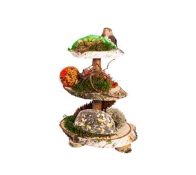 Tweetfeed Tweetfeed Etagere mit Vogelfutter
