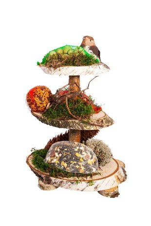 Tweetfeed Tweetfeed Etagere mit Vogelfutter Tweetfeed Tweetfeed Etagere mit Vogelfutter