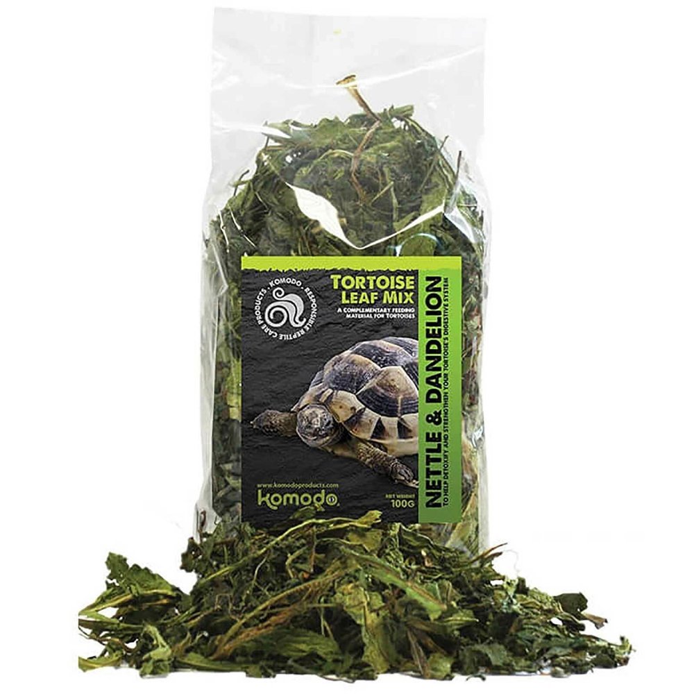 Komodo Komodo Tortoise Leaf Mix 100g Komodo Komodo Tortoise Leaf Mix 100g