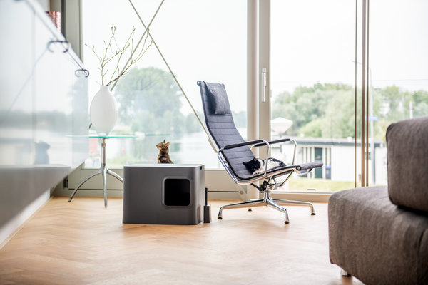 Hoopo Hoopo Dome Kattenbak Grijs Hoopo Hoopo Dome Kattenbak Grijs