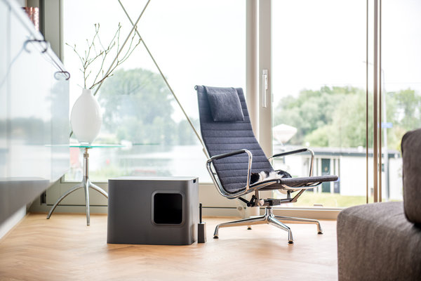 Hoopo Hoopo Dome Kattenbak Grijs Hoopo Hoopo Dome Kattenbak Grijs