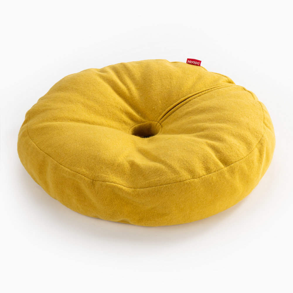 Hoopo Panier pour chat Hoopo Donut jaune ocre Hoopo Panier pour chat Hoopo Donut jaune ocre
