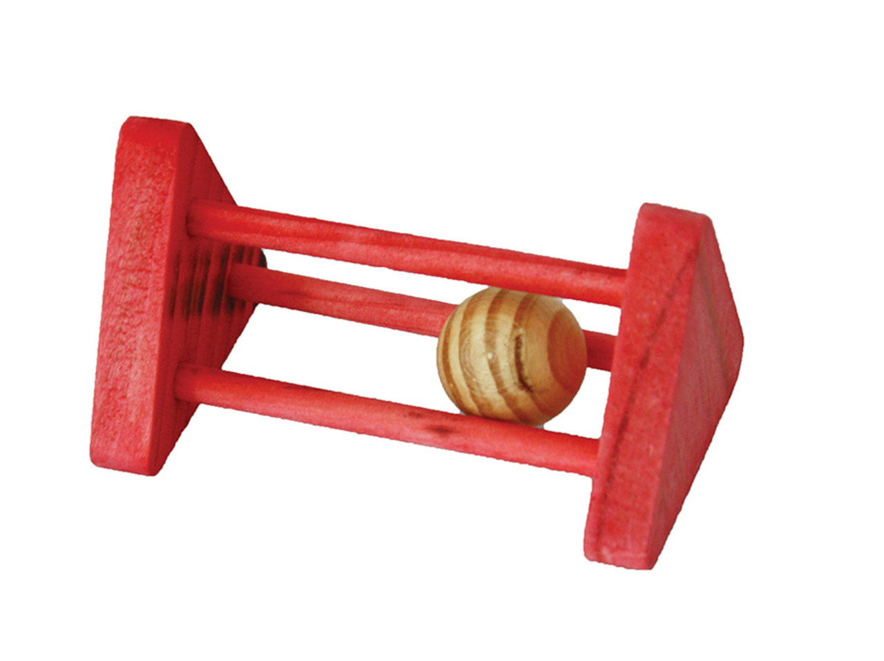 Happy Pet Wooden Rattler Triangle Happy Pet Wooden Rattler Triangle