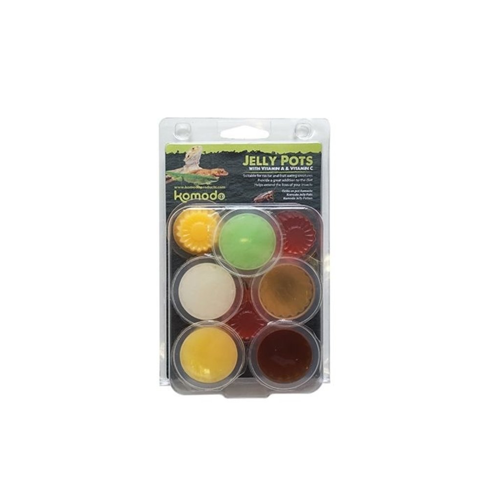 Komodo Jelly Pots Mixed Flavours Jar Komodo Jelly Pots Mixed Flavours Jar