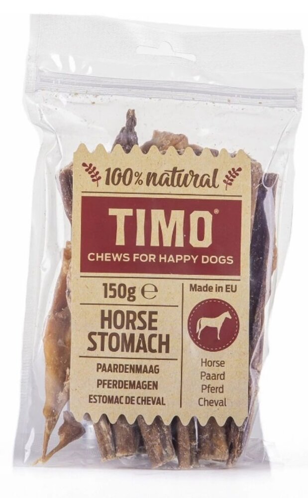 Timo Timo Pferdemagen - Hundesnacks - Pferdefleisch 150 g Timo Timo Pferdemagen - Hundesnacks - Pferdefleisch 150 g
