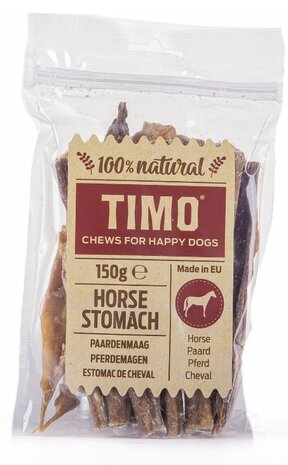 Timo Thyme Horse Stomach - Lanche para cães - Carne de cavalo 150 g Timo Thyme Horse Stomach - Lanche para cães - Carne de cavalo 150 g