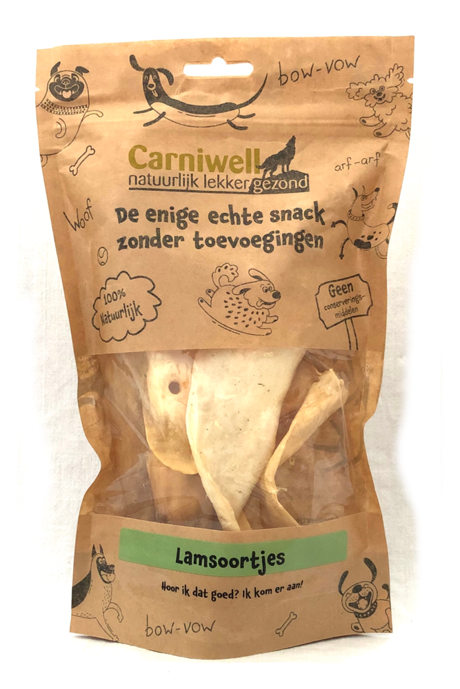 Carniwell Oreilles d'agneau Carniwell 70g Carniwell Oreilles d'agneau Carniwell 70g