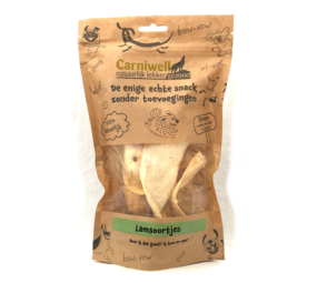 Carniwell Carniwell Lamb ears 70g Carniwell Carniwell Lamb ears 70g