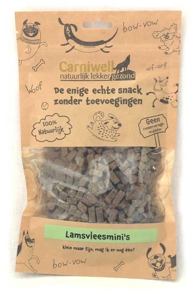 Carniwell Carniwell Lamm Minis 200g Carniwell Carniwell Lamm Minis 200g