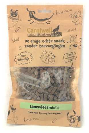 Carniwell Carniwell Lamsvleesmini's 200g Carniwell Carniwell Lamsvleesmini's 200g