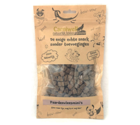 Carniwell Carniwell Horse meat minis 200g Carniwell Carniwell Horse meat minis 200g