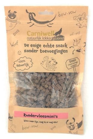 Carniwell Carniwell Beef Minis 200g Carniwell Carniwell Beef Minis 200g