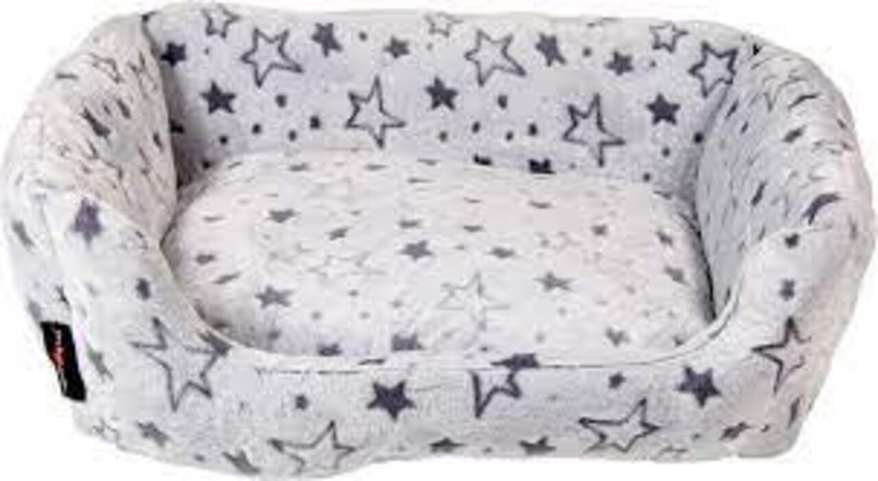 Jack and Vanilla SOFA PAWZ Stars Grey-Xs 50x43x17cm Jack and Vanilla SOFA PAWZ Stars Grey-Xs 50x43x17cm