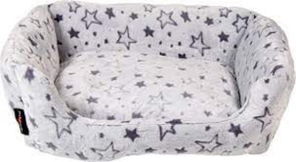Jack and Vanilla SOFA PAWZ Stars Grey-Xs 50x43x17cm Jack and Vanilla SOFA PAWZ Stars Grey-Xs 50x43x17cm