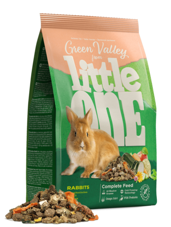 Little One Piccolo "Green Valley". Cibo fibrefood per conigli, 15 kg Little One Piccolo "Green Valley". Cibo fibrefood per conigli, 15 kg