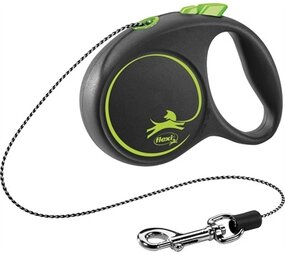 Flexi Flexi Black Design Koord XS Groen|Zwart XS 3 m Flexi Flexi Black Design Koord XS Groen|Zwart XS 3 m
