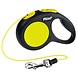 Flexi Flexi Neon Koord M Zwart|Geel M 5 m Flexi Flexi Neon Koord M Zwart|Geel M 5 m