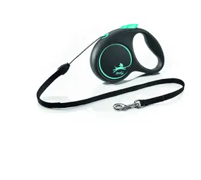 Flexi Flexi Black Design koord S Blauw|Zwart S 5 m Flexi Flexi Black Design koord S Blauw|Zwart S 5 m