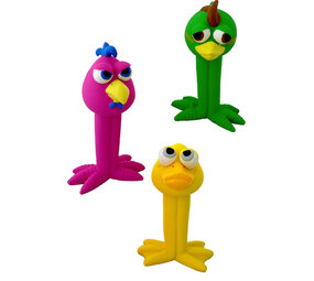 Papillon Pet Products Papillon Grappige Latex vogel van 17 cm