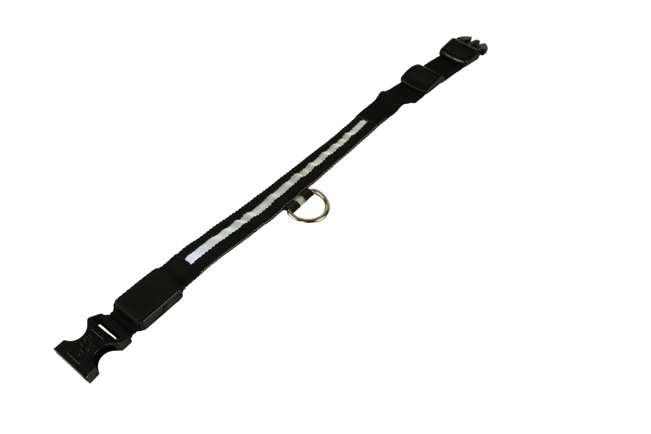 mypetworld Lichtgevende halsband zwart L USB lader mypetworld Lichtgevende halsband zwart L USB lader