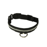 mypetworld Lichtgevende halsband zwart S Batterij