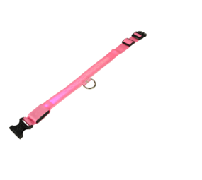 mypetworld Lichtgevende halsband roze M Batterij mypetworld Lichtgevende halsband roze M Batterij
