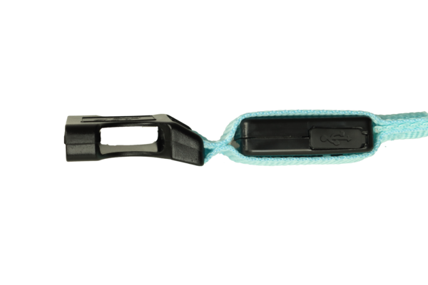 mypetworld Lichtgevende halsband blauw M Oplaadbare batterij